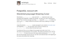Desktop Screenshot of blog.rectalogic.com